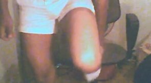 Sri Lankan  boy stripping for fun on cam