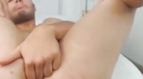 Colombian Fingering his Hole