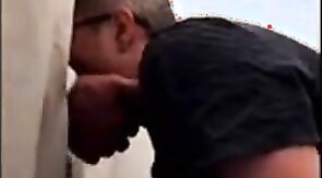 Suck at Dick at my Glory Hole at Home