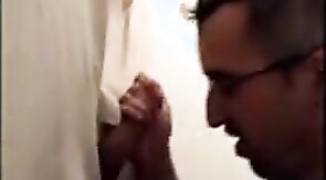 Suck at Dick at my Glory Hole at Home