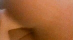 Public bathroom suction dildo!