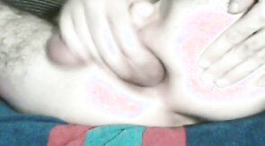 2 self-fuck creampie in a row