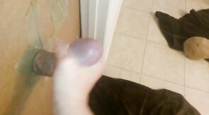 Homemade gloryhole big cock