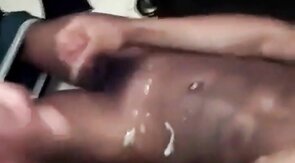 black boys messy cum