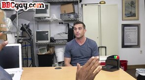IR handsome bottom nailed by Black top in anal office