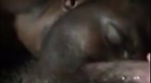 Black Bitch Sucks Verbal White Cock