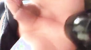 Shaved twink double bang ass streching