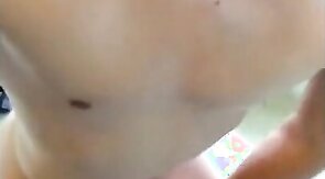 Smooth twink dildo fucks