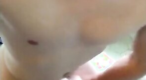 Smooth twink dildo fucks