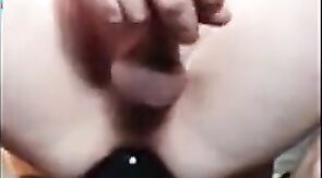 Twink double bang ass streching