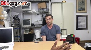 IR white hunk drilled in office by Black top till cumsh