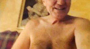 horny grandpa jerking off