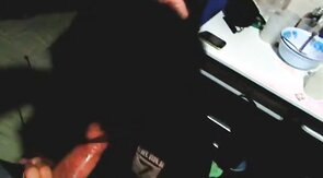 (Gay) Bitch#2 Enjoys Cleaning Owner's Thick Cock