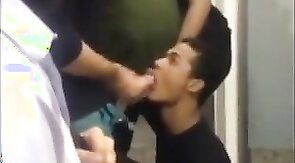 Blowjob Public Restroom