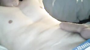 Hot body jerks off