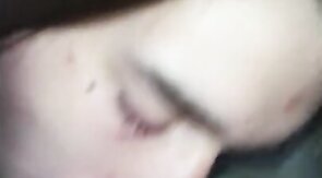 Sissy sucking daddy's cock