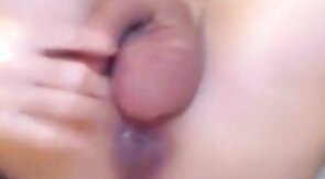 self fuck with creampie