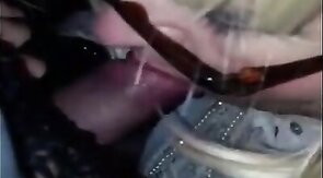 Herrenschwanz lutschen - sucking masters cock