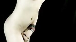 emo femboy crossdresser naked bound and cumming