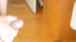 Danish Boy - Creamy cumshot while wearing buttplug