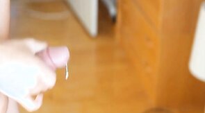 Danish Boy - Creamy cumshot while wearing buttplug