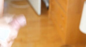 Danish Boy - Creamy cumshot while wearing buttplug