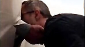 Suck at Dick at my Glory Hole at Home