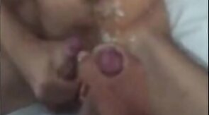 Cumming a lot with my friend