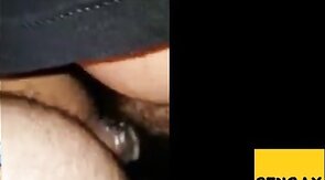 POV hairy chub bottom getting fucked not by daddy in hallway