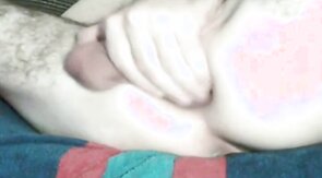 2 self-fuck creampie in a row