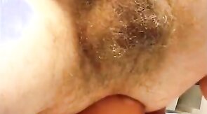 Extreme Large anal toy streaching me deeply