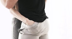 Hairy gaydaddy with tattoos assbanged by 21yo gayboy