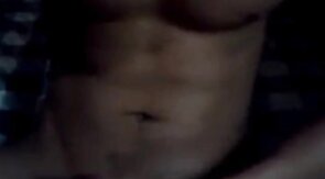 asian boy big cock wanking at night (1'52'')