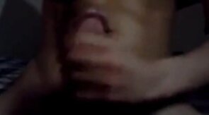 asian boy big cock wanking at night (1'52'')