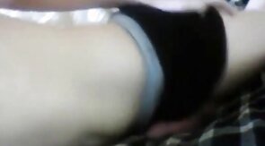 Bed humping twink cum