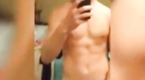 College student shows off for his GF