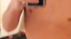 Sweet boy jerks and cums