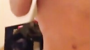 Sweet boy jerks and cums