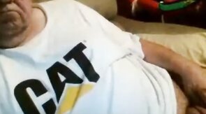 old man jerking in chat