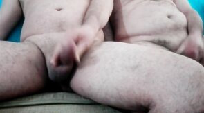 My old friend helped my cum 3