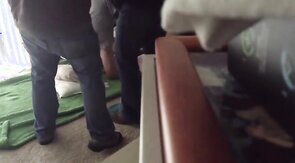 Bitch Cums After 2 Constrution Breeding