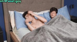 Str8 wild dude fucked in threesome by two nympho studs