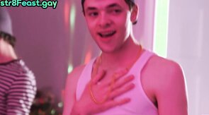 Str8 dude fucked in wet anal hole in missionary by nice