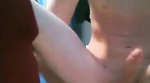 Sweet Sub Twink Rides Hairbrush to Cumshot