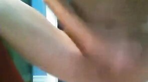 Sweet Sub Twink Rides Hairbrush to Cumshot