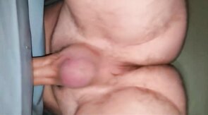 Mattress humping fuck cum inside orgasm