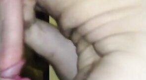 Autofellatio to an unexpected double orgasm!