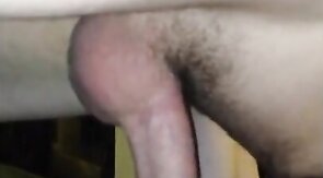 Autofellatio to an unexpected double orgasm!