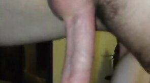 Autofellatio to an unexpected double orgasm!