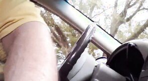 Jerking off roadside after class